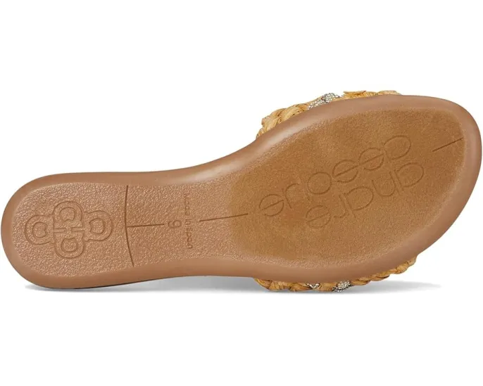 Andre Assous Сандалии Nahala на низком каблуке с плетеным верхом