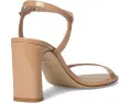 Сандалии Stuart Weitzman Babette 85 на массивном каблуке с кожаным верхом