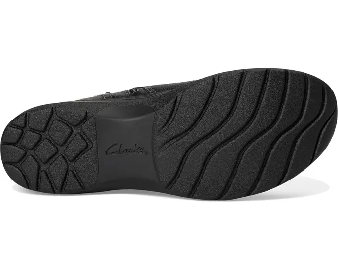 Ботильоны Clarks Carleigh Style с круглым носком и молнией сбоку