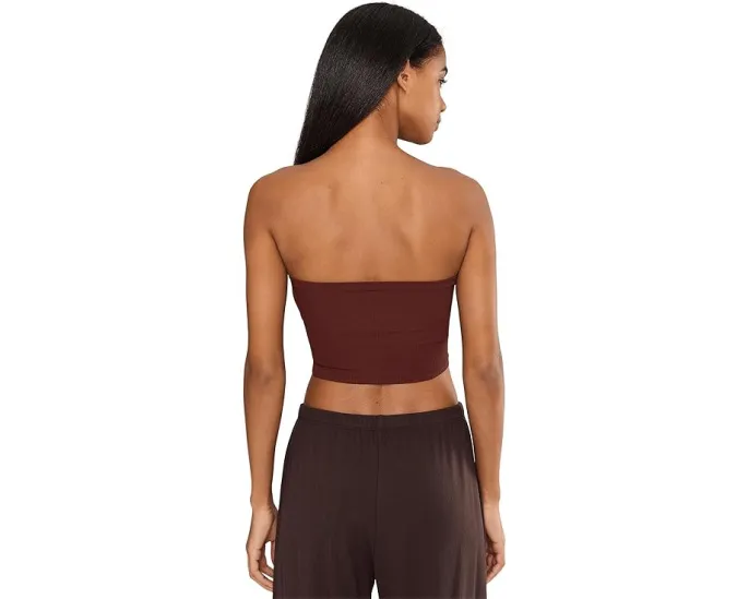 Топ-бандо Free People Amelia Bandeau с ребристой структурой