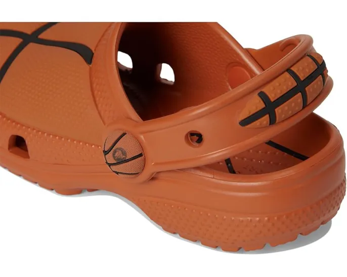 Crocs спортивные сабо Classic для малышей с футбольным принтом