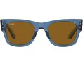 Солнцезащитные очки Ray-Ban 0RB0840S Mega Wayfarer Sport с прозрачными линзами