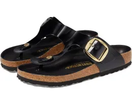 Сандалии Birkenstock Gizeh Big Buckle T-strap с пробковой стелькой