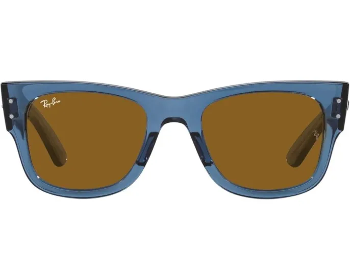 Солнцезащитные очки Ray-Ban 0RB0840S Mega Wayfarer Sport с прозрачными линзами