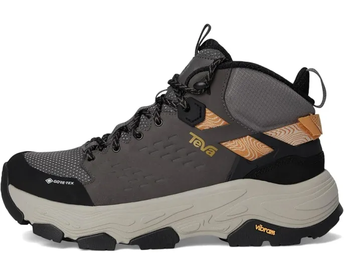 Трекинговые ботинки Teva Grandview Max GTX с мембраной GORE-TEX и подошвой Vibram