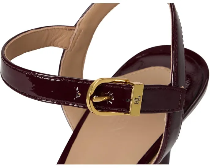 Босоножки Lauren Ralph Lauren Gwen из жатой лаковой кожи