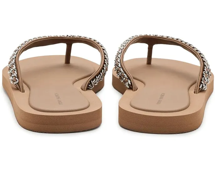 Шлепанцы Kira Chain Tory Burch с цепочкой
