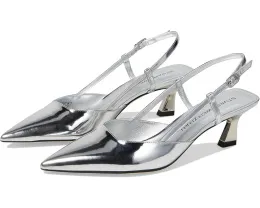 Stuart Weitzman лодочки Vinnie 50 с острым носком на шпильке и регулируемой пряжкой