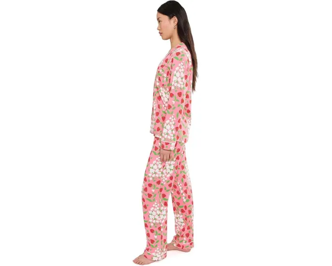 Комплект пижамы Bedhead PJs Classic с длинными рукавами из хлопкового трикотажа