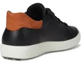 Кроссовки ECCO Soft 7 Easy Slip с кожаным верхом и эластичными шнурками
