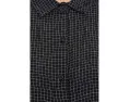 Рубашка с классическим воротником из органического льна Grid от Eileen Fisher