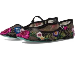 Балетки Blue by Betsey Johnson Nova с цветочной вышивкой и квадратным носком