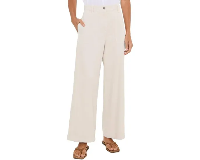 Брюки Eileen Fisher Petite прямого кроя с утилитарными карманами из окрашенного хлопка
