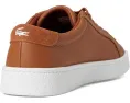 Кроссовки Lacoste Courtderby из премиальной кожи с круглым носком