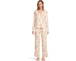Пижамный комплект Petite Novelty с длинным рукавом и принтом от Karen Neuburger