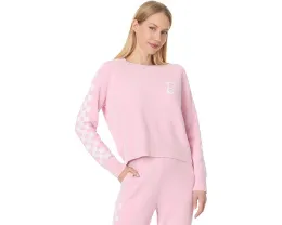 Толстовка Barefoot Dreams CozyChic Ultra Lite с клетчатым узором Barbie