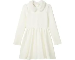 Платье с меховым воротником в стежке мателасс Janie and Jack для особых случаев