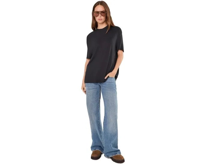 Футболка UGG Amarys Relaxed Rib из трикотажа с удобным кроем