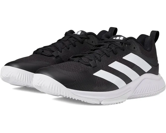 Кроссовки Adidas Court Team Bounce 2.0 с текстильным верхом и фирменными полосками