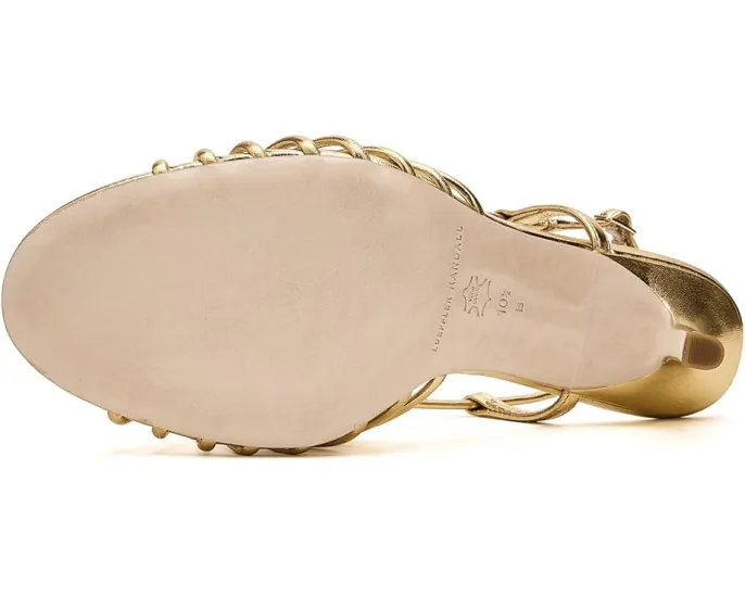 Босоножки Loeffler Randall Mareka на каблуке с ремешками и металлической фурнитурой