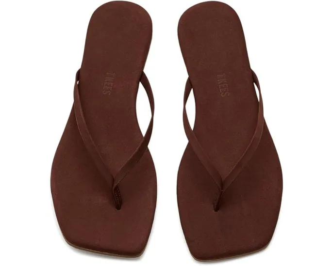 Сандалии TKEES Square Toe Lily Suede с квадратным носком из замши
