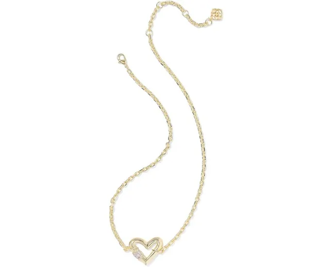 Короткое колье Emery Heart с подвеской в виде сердца от Kendra Scott