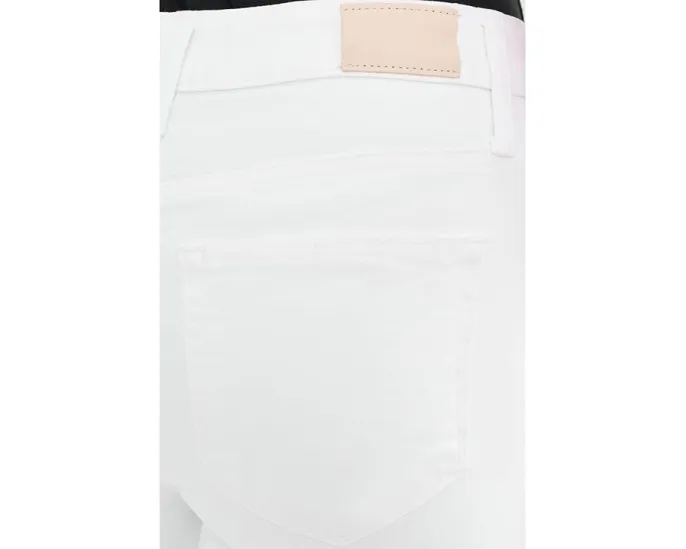 Джинсы Paige Sofia с расклешённым низом и средней посадкой в цвете Crisp White