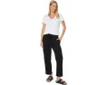 V-Neck Short Sleeve Back Seam Tee