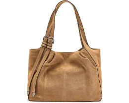 Сумка-тоут Frye Heather из замши с кожаной отделкой