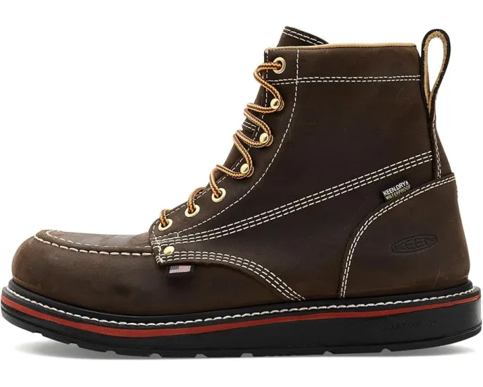 Водонепроницаемые рабочие ботинки KEEN Utility Liberty 6 дюймов с композитным носком