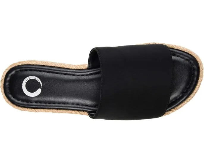 Сандалии Rosey с открытым носком на платформе из эспадрильи и пеной Comfort Foam