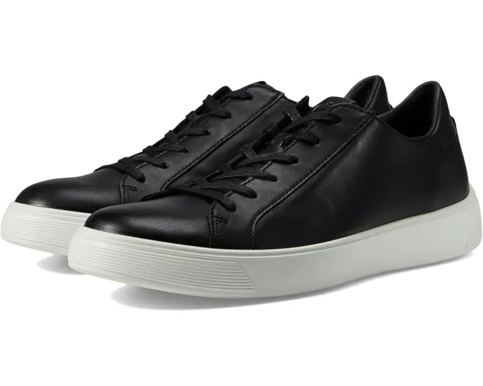Кроссовки ECCO Street Tray Dress Sneaker черные с технологией FLUIDFORM