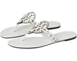 Босоножки Tory Burch Miller Eyelet с металлическими люверсами и логотипом