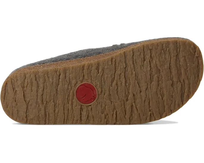 Клоги Haflinger Buckle из шерсти с пробковой стелькой и пряжкой