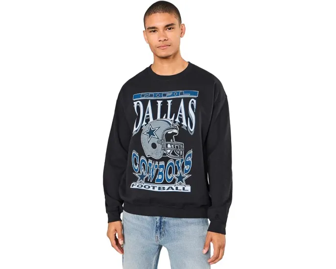Толстовка Junk Food Clothing NHL Dallas Cowboys с шлемом и флисом