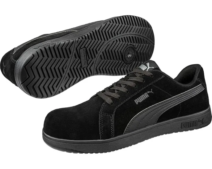 Кроссовки Puma Iconic Suede Low EH с композитным мыском и противоскользящей подошвой