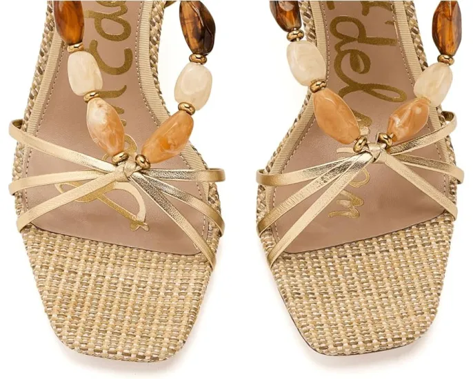 Sam Edelman Paloma сандалии с этническим принтом и кожаной подошвой