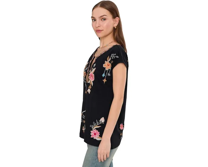Футболка Tamika с цветной вышивкой от Karyn Seo