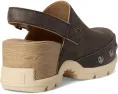 Клоги SOREL Roam'n Clog Rvt из натуральной кожи с платформой и заклепками