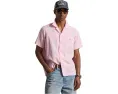 Рубашка из льняной смеси с фактурой с воротником-кэмп Polo Ralph Lauren