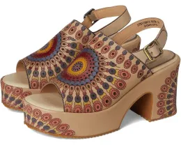 L'Artiste by Spring Step Сандалии Stevienix с платформой и росписью по всей поверхности