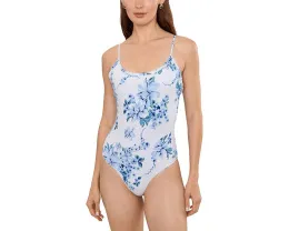 Цельный купальник Britt с рюшами-бабочками и регулируемыми бретелями