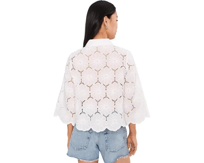 Vince Camuto рубашка с коротким рукавом и воротником