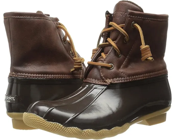 Детские непромокаемые сапоги Sperry Kids Saltwater Boot с технологией Wave-Siping