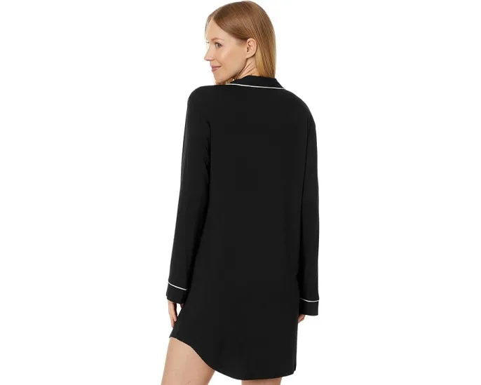 Ночная сорочка Eberjey Gisele из ткани TENCEL Modal с карманом и контрастной окантовкой