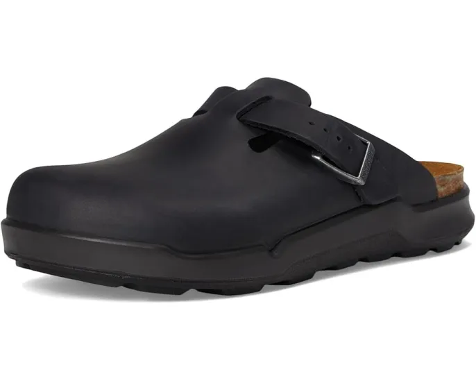 Клоги Boston Rugged от Birkenstock из нубука с пробковой стелькой