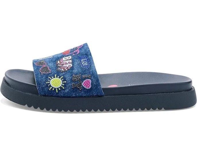 Детские сандалии Steve Madden Fifii с вышитыми аппликациями и удобной стелькой