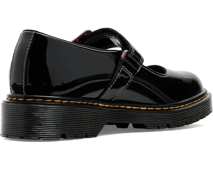 Туфли Mary Jane Dr. Martens Bex Y с блестящим сердцем на контрастной подошве