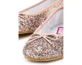 Балетки L'Amour Shoes Kids Victoria с блестками и бантом