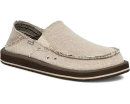 Sanuk Donny Hemp Two-Tone экологичные кеды из конопли с мягкой стелькой